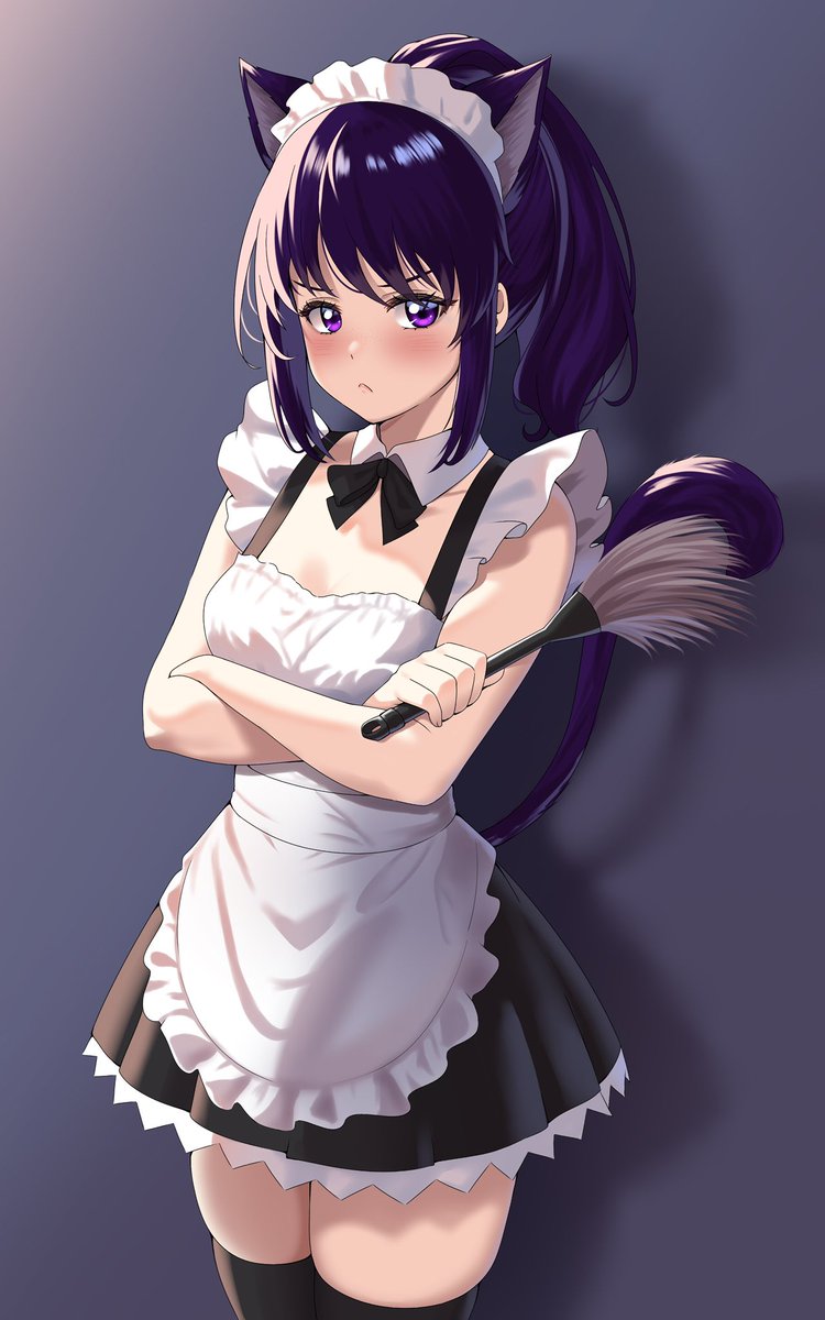 Kat_KingsVT's tweet photo. A little late but BETTER LATE THAN NEVER!!! Happy Late Maid Day!!💜🥜😸 https://t.co/0w9MuDBZRE