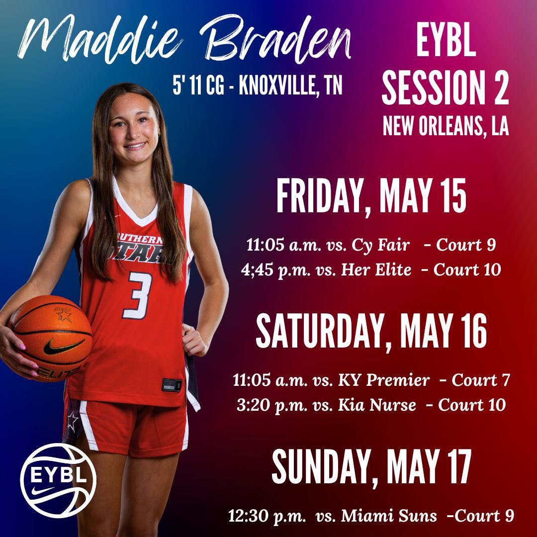 maddiebraden3's tweet photo. EYBL Session 2️⃣
New Orleans, LA 

@ALSoStarz @CAKWarriorsWBB https://t.co/M4ctttAOKj