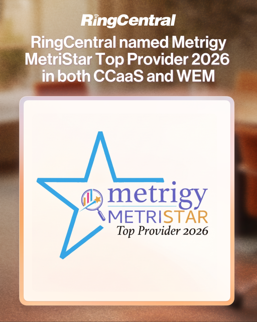 VoIPEngineer27's tweet photo. @RingCentral has been named a Metrigy MetriStar Top Provider in both CCaaS and Workforce Engagement Management (WEM) for 2026, making it the only company to earn leadership recognition in both reports. Read the press release for more details. https://t.co/WuGpvSX2n3 https://t.co/7ChUyVInEe