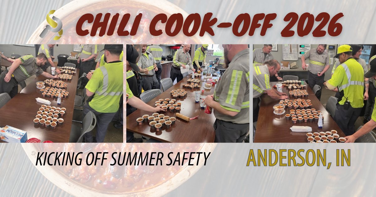 precisionstrip's tweet photo. Associates at our Anderson, IN location recently kicked off summer safety with their annual chili cook-off! We appreciate our team’s continued dedication to safety, quality, and building a strong culture at Precision Strip. https://t.co/ePk6Jl6Qyg