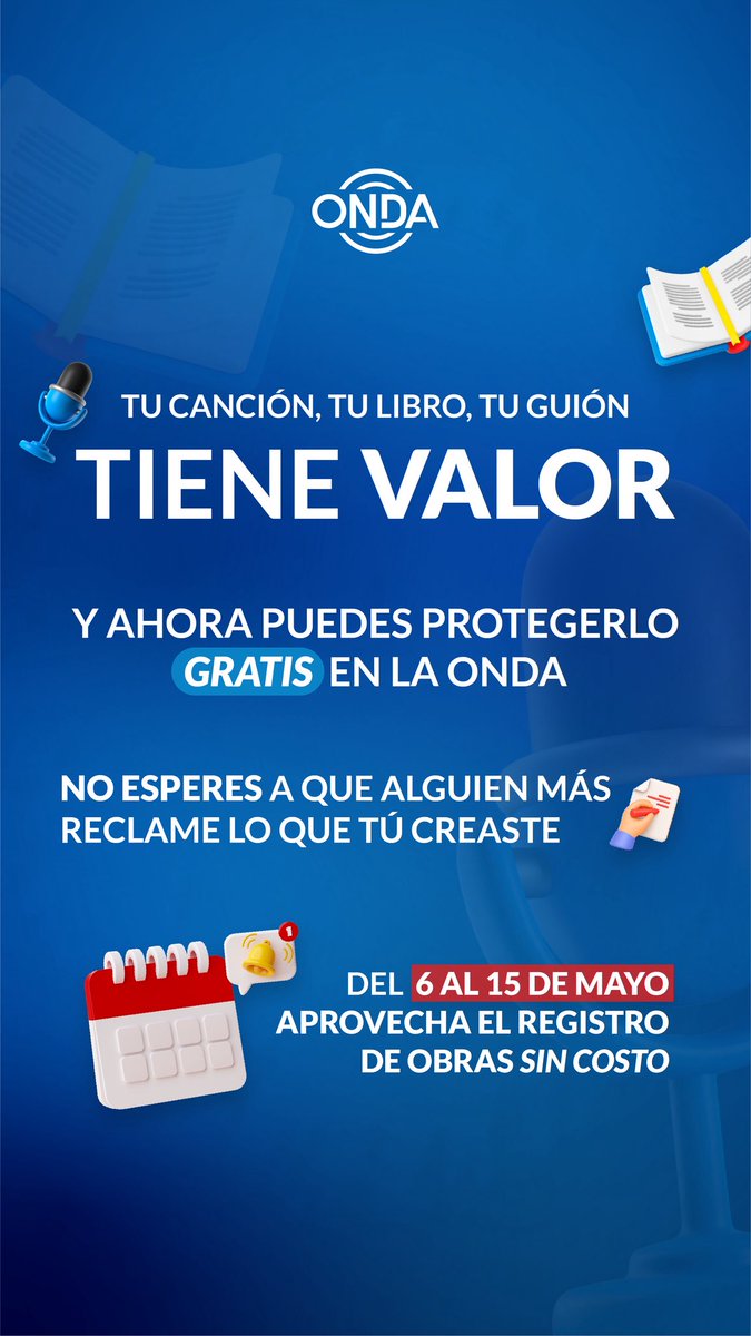 Oficina Nacional de Derecho de Autor (ONDA) tweet media