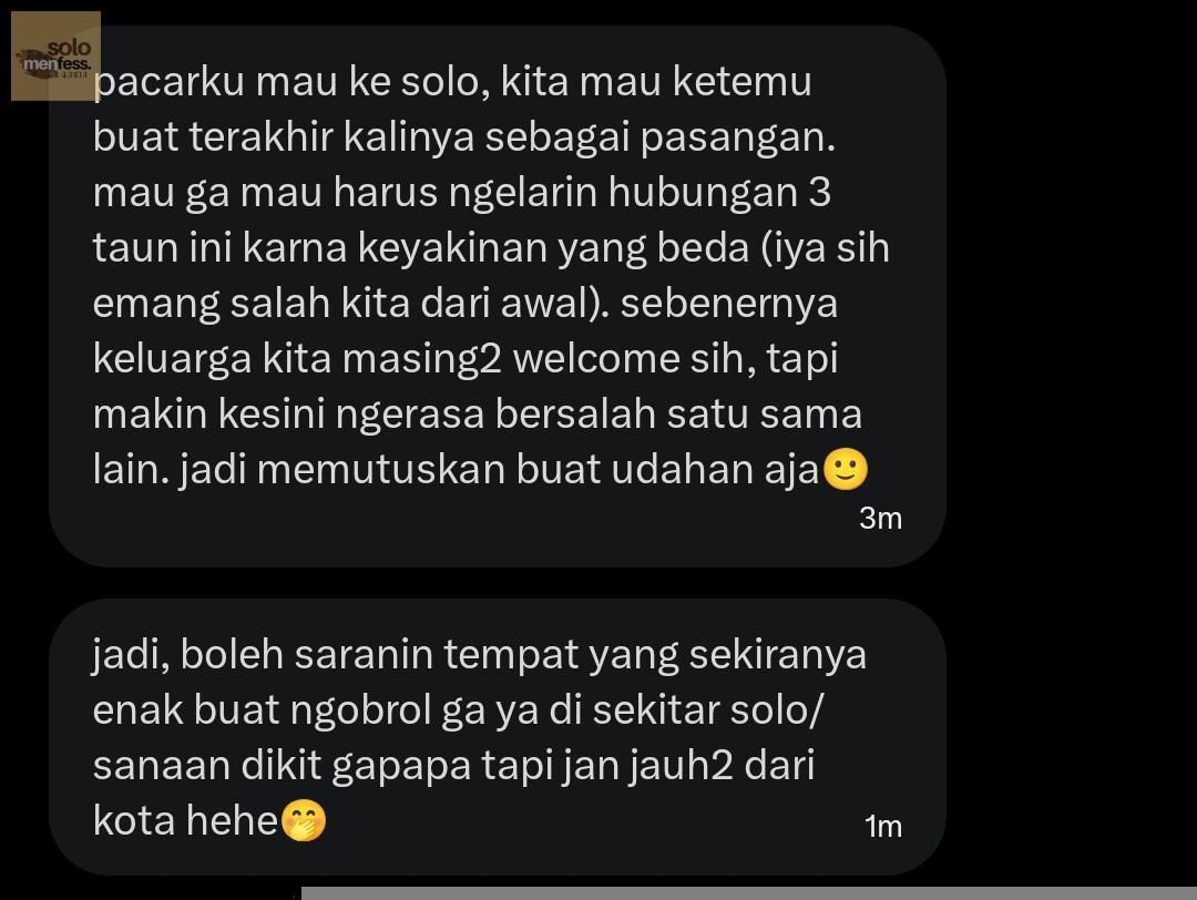 Solo Menfess tweet media