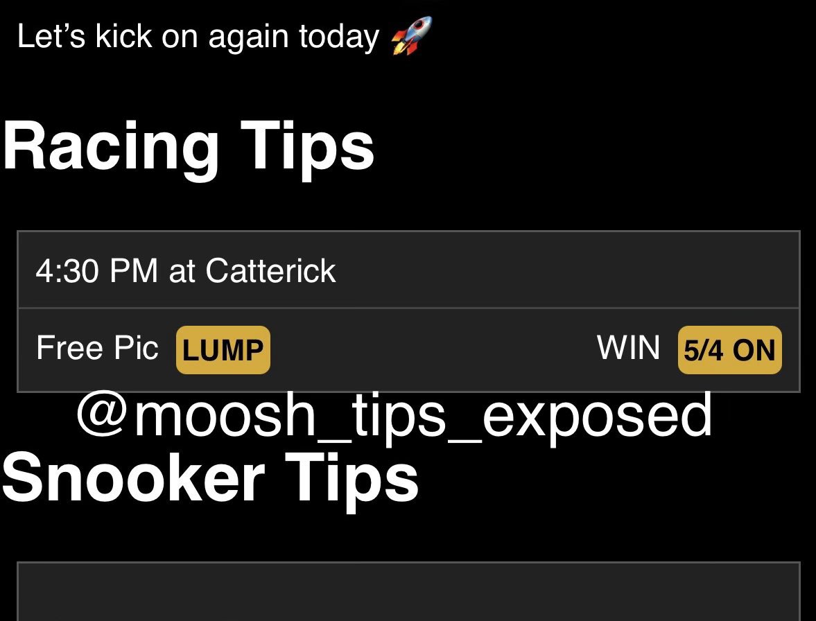 Dont join Moosh Tips tweet media
