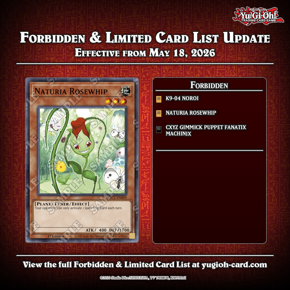 Yu-Gi-Oh! TCG tweet media