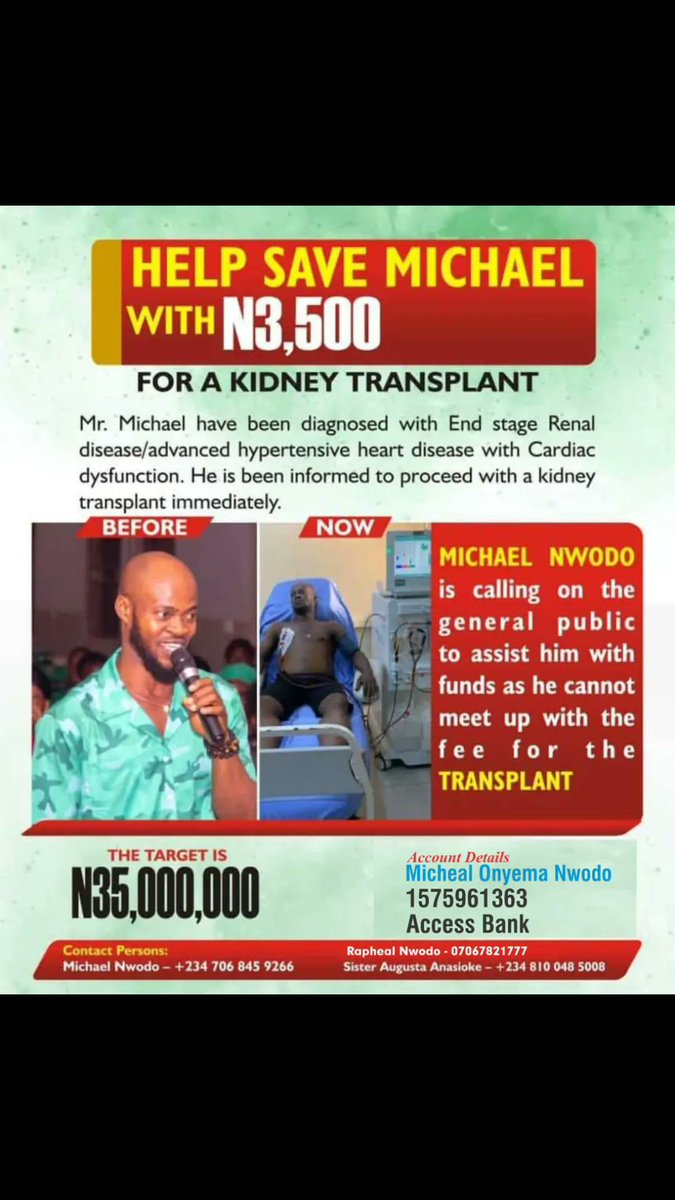 HappyAdejoh's tweet photo. Dear friends, Michael is facing a serious health challenge and urgently needs medical care. Please support through prayers, sharing, or verified assistance. Every kindness matters. May God bless every helping hand. 🙏❤️

#helpMichael #humanity
@aproko_doctor @davido @viedemerde https://t.co/vFHxfhtsAA