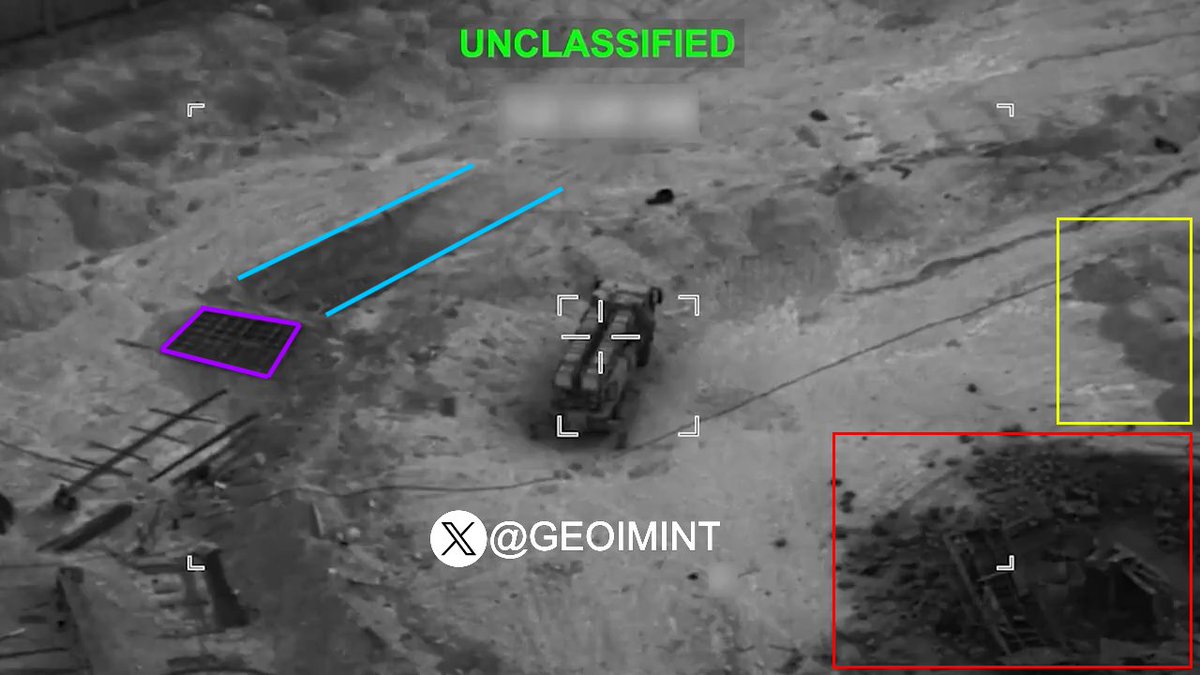 GEOIMINT's tweet photo. U.S. airstrike on an Iranian Sayyad-2/3 SAM TEL.

C: 27.146838, 56.053179
S: https://t.co/zyoiXYG7PZ https://t.co/Qn5EBEdJgt
