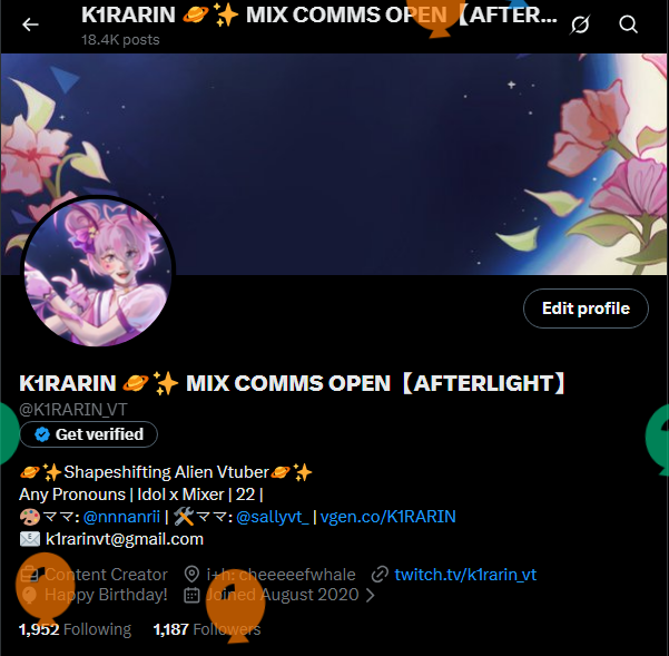 K1RARIN 🪐✨ MIX COMMS OPEN【AFTERLIGHT】 tweet media