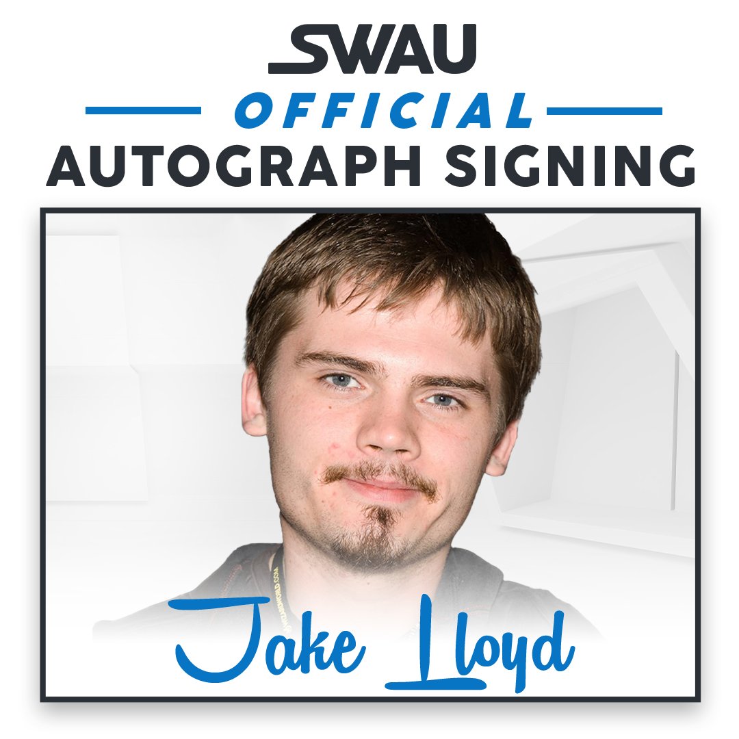 swau_official's tweet photo. Good news! Episode I actor, Jake Lloyd, will be signing for SWAU!

Jake Lloyd is best known for portraying young Anakin Skywalker in Star Wars: Episode I – The Phantom Menace. Beginning his acting career at a young age, he also appeared in films such as Jingle All the Way alongside Arnold Schwarzenegger. Lloyd became one of the most recognizable child actors of the late 1990s through his role in the Star Wars franchise and remains a memorable figure among fans of the series.

Don’t miss this incredible opportunity! Pre-order photos are available, and we also offer a full send-in service for personal items from throughout his career.

Sales are Available NOW on our Current Signings page, add to your collection today!

https://t.co/Zad5vMoPcz