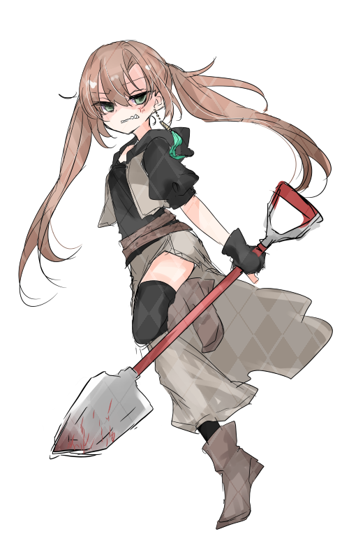 「これは練習で描いた過去の純真だった頃のリフちゃんと中身はとっくに大人になってるリ」|ハコジマアカネのイラスト