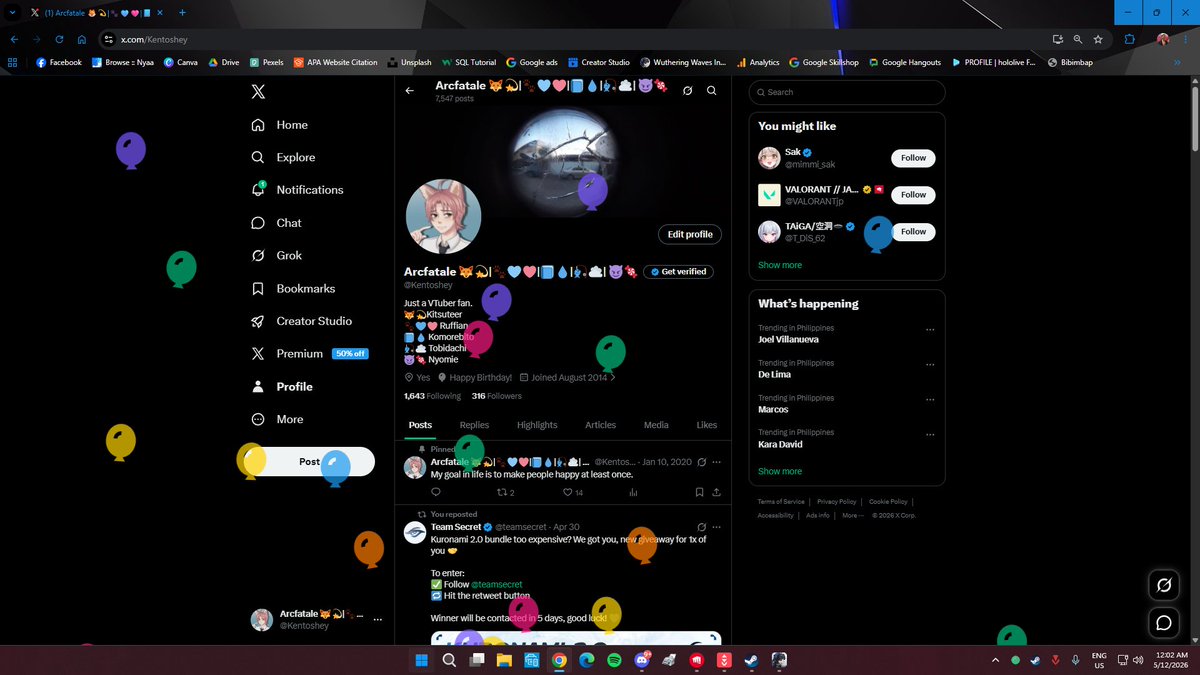 Arcfatale 🦊💫|🐾🩵🩷|📘💧|🎣☁️| 😈🍬 tweet media