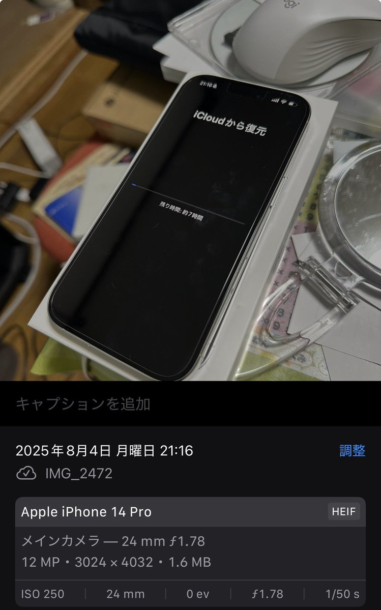 祝(？)iPhone16Proに機種変してから9ヶ月で充電回数約600回！ 劣化