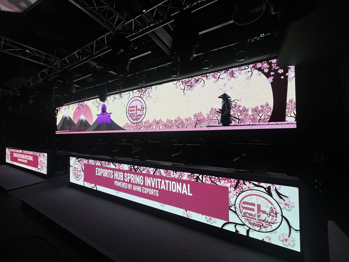 jwsureshotZz's tweet photo. Once again incredibly thankful to have been brought back to be the Graphics Lead for the @theesporthub spring invitational that happened a couple weeks ago now 🌸!

I was responsible for all the arena and stream graphics for the weekend!

📸 @haz3shot https://t.co/TyzuqYeAf9