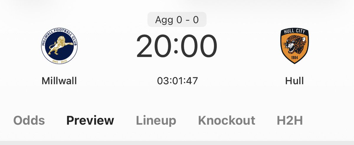 Topfourtiers's tweet photo. DAY 4: 2nd Legs are here already!!! 

Huge night at the Den. 🤺

Scores on the Doors🤞
Tom has equalised the scoring, (as it stands) 
Tom - 4 
Coch - 4🙄

Tonight… 
Top4tiers Tom - Millwall 2-0 Hull 
Top4Tiers Casper - Millwall 1-0 Hull 

Who will get to Wembley? 

Let us know👇

#Millwall #HCFC #eflplayoffs