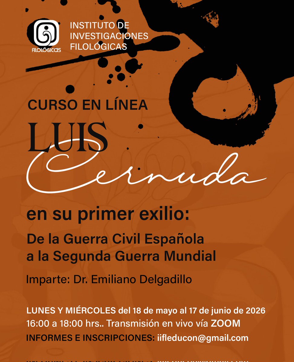 EmiDelMarx's tweet photo. Cernuda se enamoró de Stanley Richardson, a quien dedicó "Por unos tulipanes amarillos" y "Otros tulipanes amarillos". La dependencia y cercanía en su exilio londinense acabó por causarle inquina. Esa separación la retrató en "Impresión de destierro".
¡Empezamos el próximo lunes! https://t.co/jWhk3sA6ij