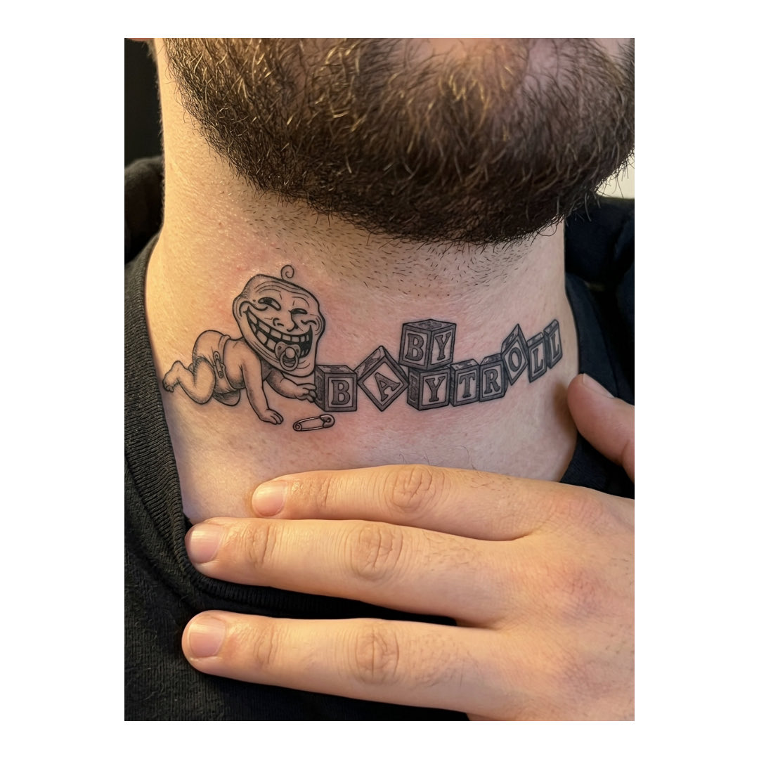 $BABYTROLL NECK TATTOO GUY tweet media