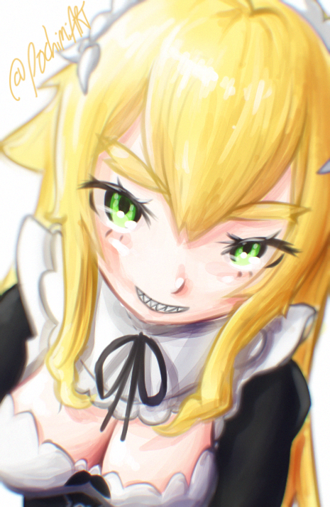 PochimiArt's tweet photo. Did a doodle of Frederica the sister of Garfiel(d), she's a maid from Roswaal's mansion and it's maid day and Re:Zero?
#メイドの日 #リゼロ https://t.co/3iPDf8awfD
