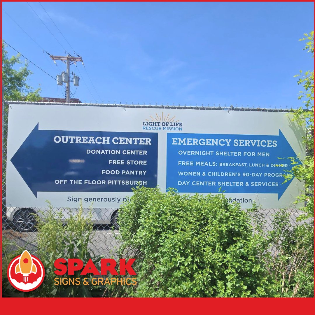 SparkSigns's tweet photo. We added new signage for Light of Life Rescue Mission’s Outreach Center on Pittsburgh’s North Side, including exterior branding and wayfinding signs plus dimensional interior signs for Off the Floor, the Free Store, and the Food Pantry.

Request a quote at https://t.co/8L98syjYSL https://t.co/jGerEXAco0
