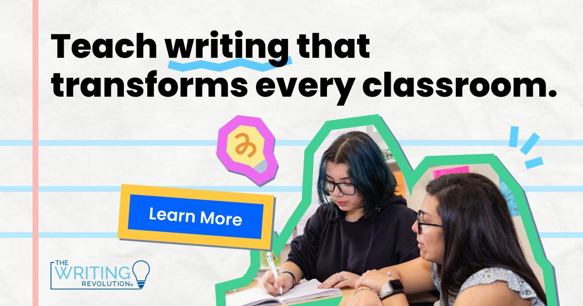 The Writing Revolution tweet media
