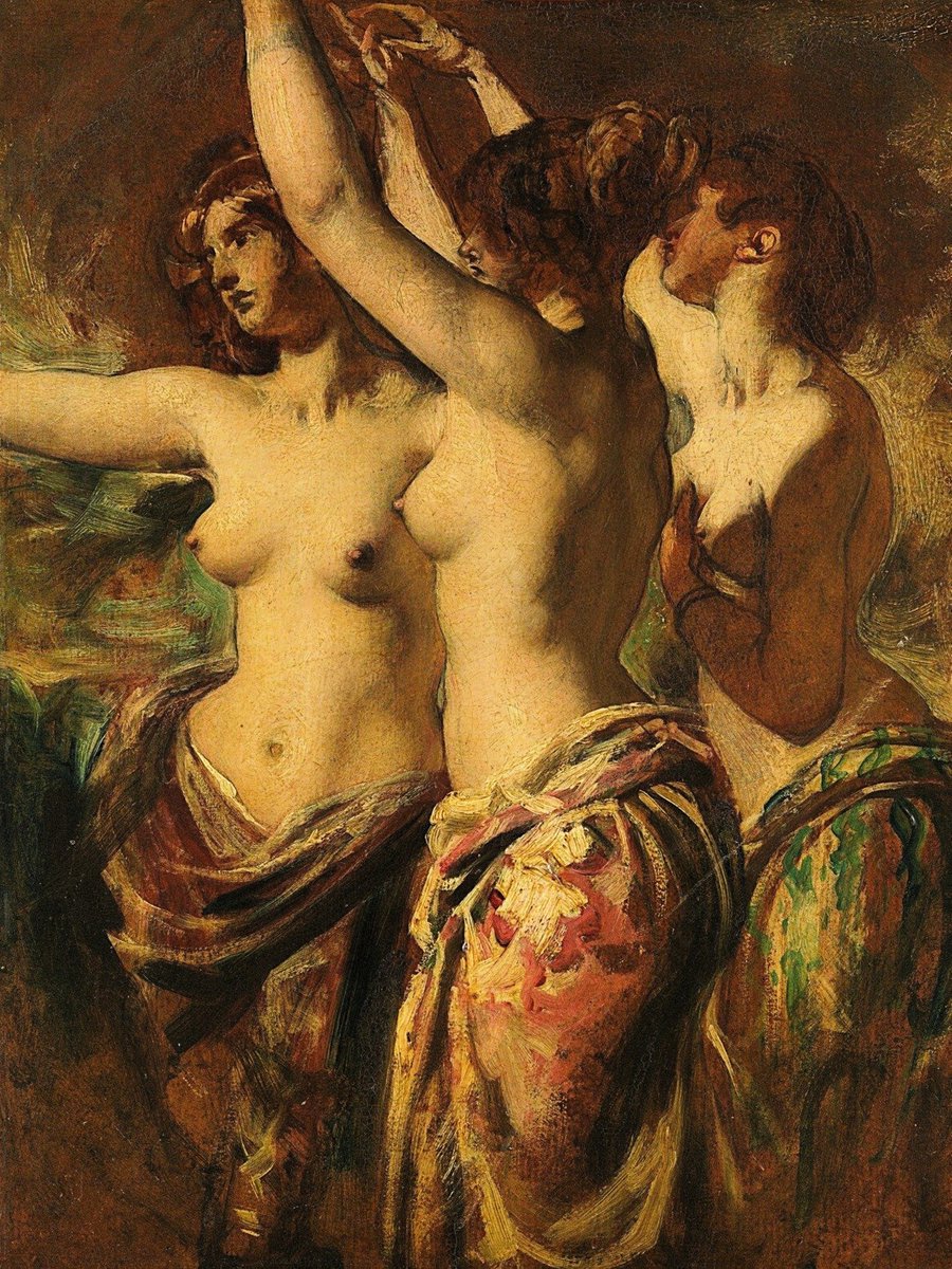 "The Three Graces" (1830)
By William Etty. (1787–1849) 🖌️🌹