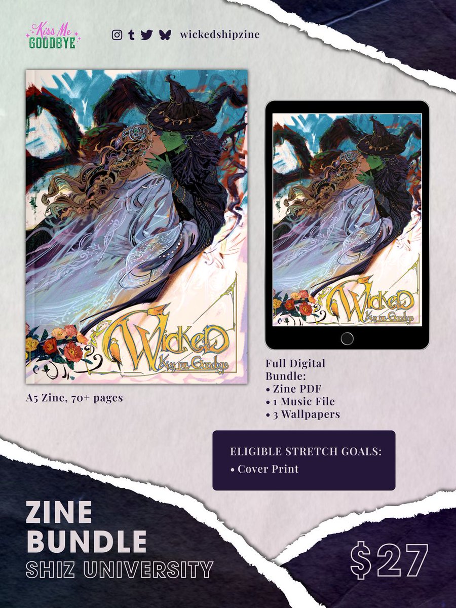 Zine Only: Shiz University $27 1 A5 Zine, 70+ pages Full Digital