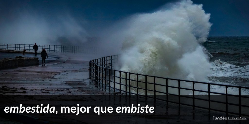 FundeuGa's tweet photo. #EspañolUrgenteRD | Los términos «embestida», «embestidura» y «embate», mejor que «embiste», son los recomendables para referirse a la acción y efecto de embestir. #FundéuGA

🔗 https://t.co/b1thkPCWTn https://t.co/kAJMfNNJKq