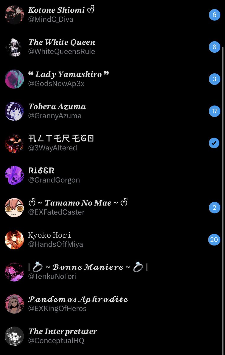 PathToEnergy's tweet photo. Hori.Miya

If anyone’s ever curious these are the other accs I run as of now. ✌️

I’m usually chatting more on them N’such at the moment. https://t.co/v9OAI3hVjf