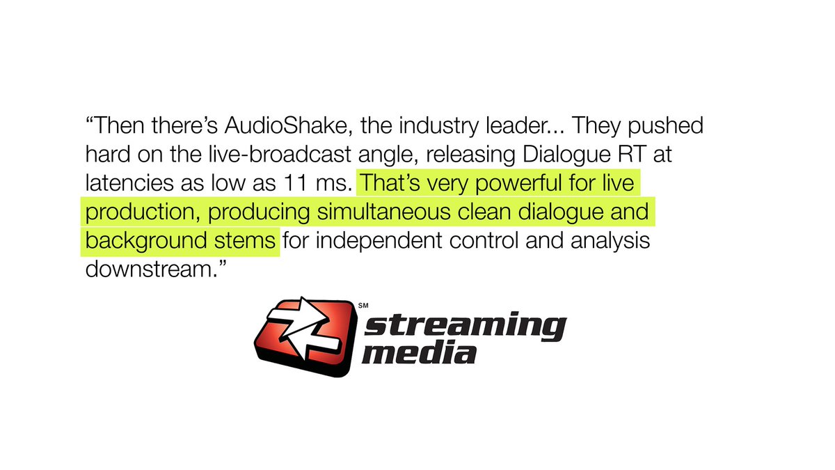 AudioShake tweet media