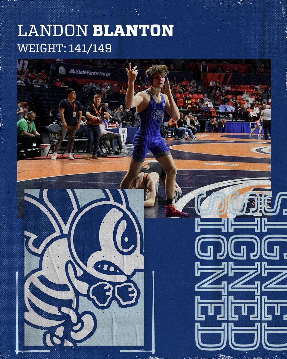 SAU_Wrestling's tweet photo. 🚨🚨🚨 NEW BEE COMING IN!!!! We are excited to announce the newest member of the Fighting Bees Wrestling Family, Landon Blanton. Landon was a stand out at Newman Central Catholic were he was a 3x state qualifier, capping off his Sr. season with a 5th place finish. #gobees https://t.co/107ebC5pTX