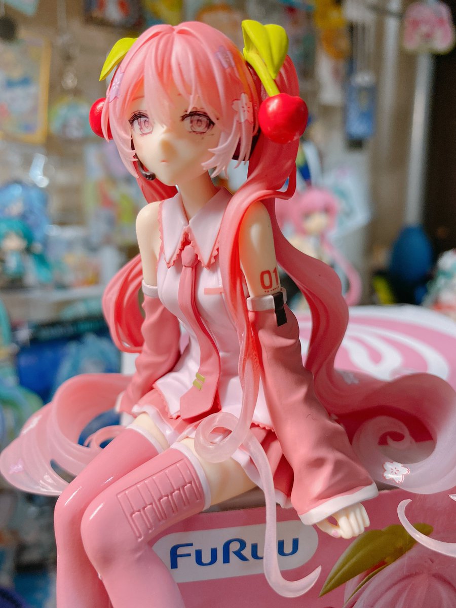 本日終了。美少女、プライズフィギュア クレーンゲームした 桜ミク ぬースト2026 フリューのプライズ