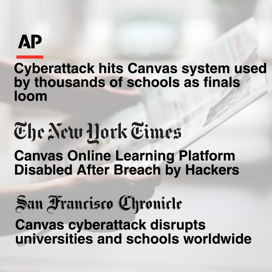 AgilityRecovery's tweet photo. The Canvas cyberattack took down systems for thousands of institutions overnight. Cyber disruptions hit operations, not just IT. Is your continuity plan ready for one? https://t.co/sYRGgyo06R
#cybersecurity #cyberattack #businesscontinuity https://t.co/bINUUILFef