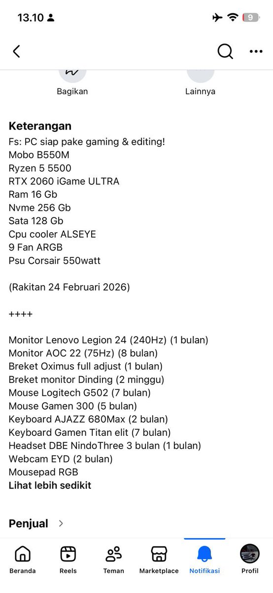 intpf_'s tweet photo. dijual cepat dan dijual murahhh, pc set lengakp kesayangan. dijual karena udh jarang dipakai dan BU 🙏 masih boleh nego ko 😉 masih mulus bangettttt langsung aja dm kalo minat. lokasi di Bandung tapi bisa diantar sampe ke rumah dan dibantu set up #jualpcgaming #bandung https://t.co/MXhKH5bRt7