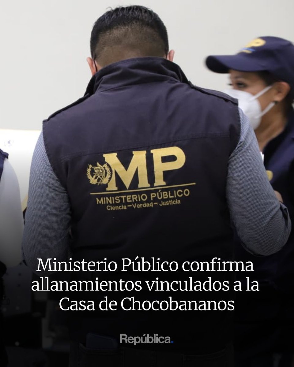 🚨 La FECI realiza 13 allanamientos por el caso “Casa de Chocobananos”, una investigación sobre presuntas empresas de cartón vinculadas a contratos estatales millonarios. Las diligencias buscan evidencia de posible lavado de dinero y asociación ilícita. ift.tt/9LnTo1v