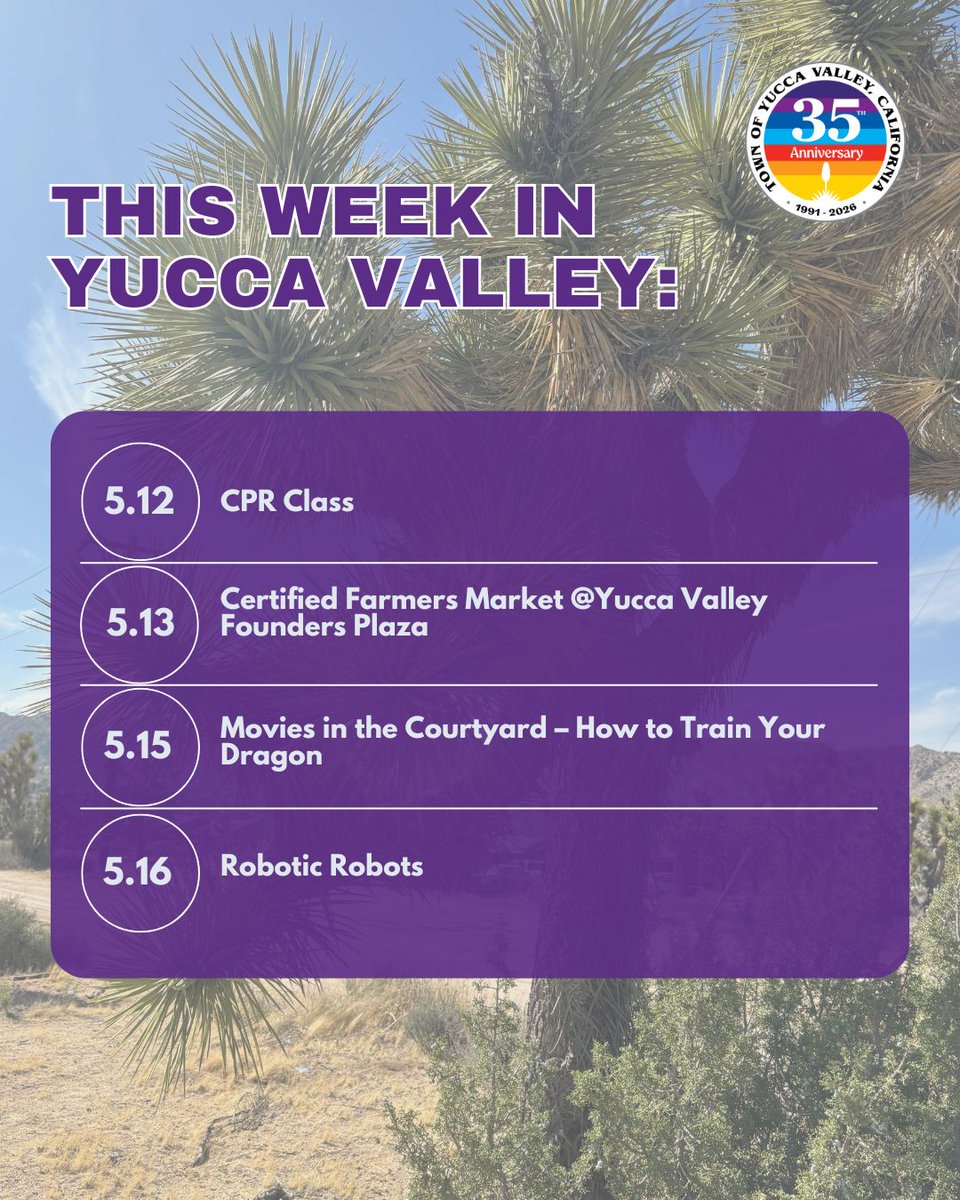 Town of Yucca Valley tweet media