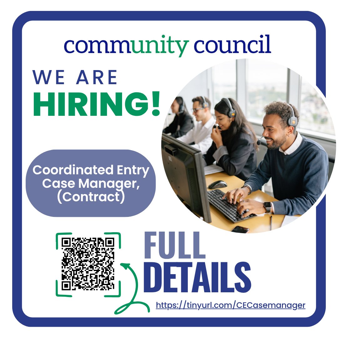 CommunitySTC's tweet photo. Are you a compassionate pro ready to help neighbors in crisis? Join Community Council as a full-time Coordinated Entry Case Manager! Support families facing housing instability. Apply now! 🔗 https://t.co/Qactoavw5o https://t.co/7l8BS1TLaL