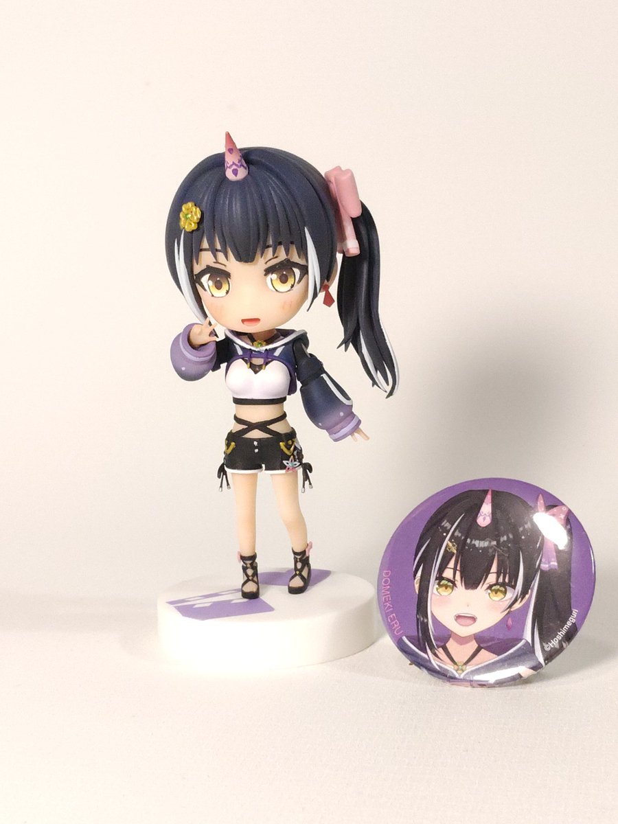 Qdegozaimasu's tweet photo. #えるっくあーと
#百目鬼える
えるねぇのデフォルメフィギュアが完成しましたーー!!

まだまだ 技術的な改善点はあるけど、今回も可愛くできてよかった!

けっこう思い切って簡略化したつもりでしたが、やはり細かいパーツが多くて大変でしたね(^^;

リプ欄につづく https://t.co/Mp6qAJxYqq
