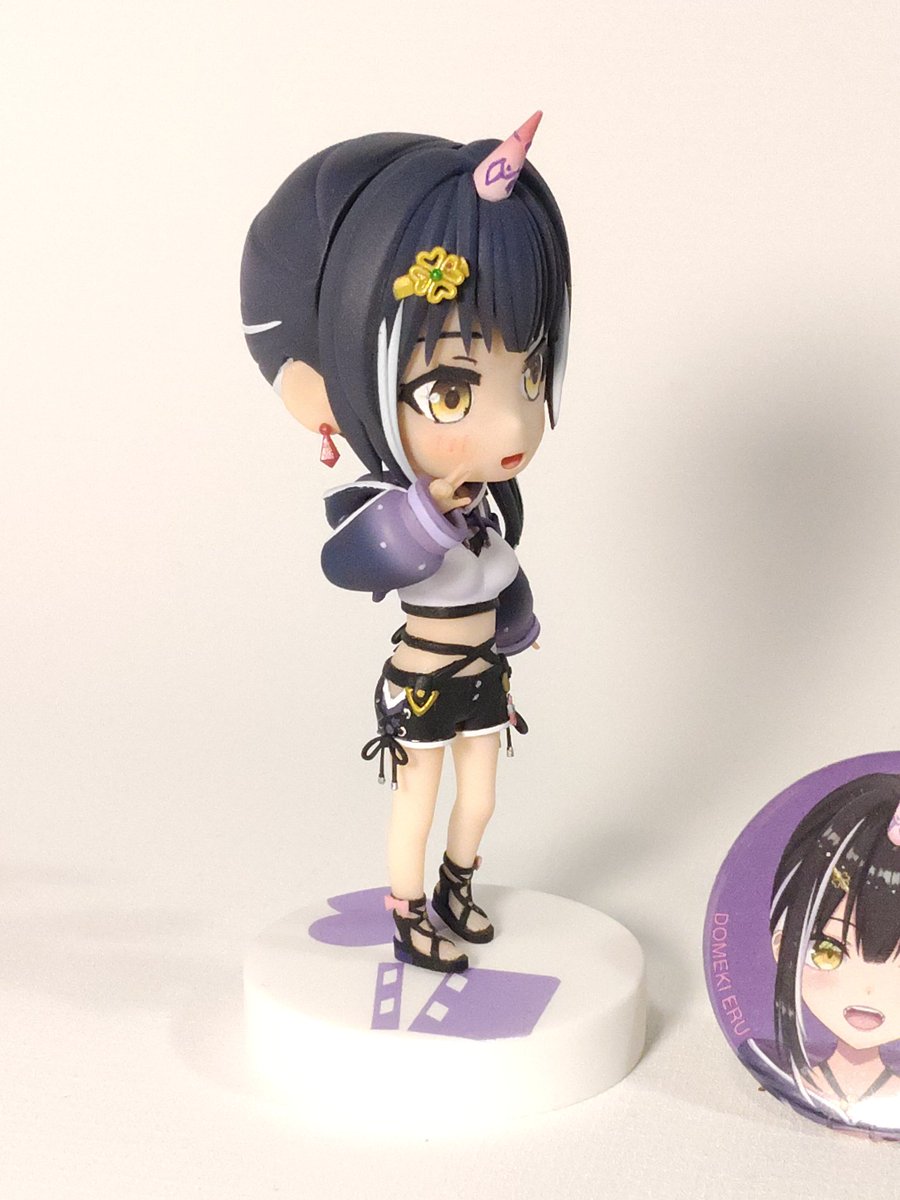 Qdegozaimasu's tweet photo. #えるっくあーと
#百目鬼える
えるねぇのデフォルメフィギュアが完成しましたーー!!

まだまだ 技術的な改善点はあるけど、今回も可愛くできてよかった!

けっこう思い切って簡略化したつもりでしたが、やはり細かいパーツが多くて大変でしたね(^^;

リプ欄につづく https://t.co/Mp6qAJxYqq