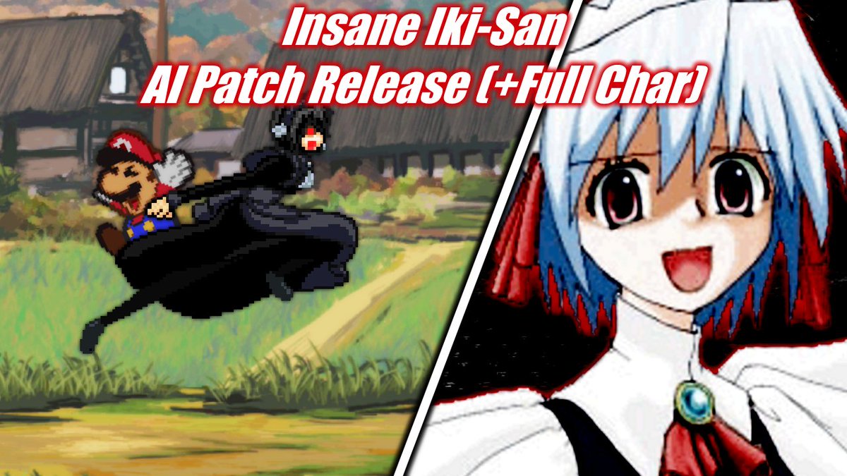 DaMarioMemer's tweet photo. #MUGEN更新情報
AI Patch for Insane Iki-San from the Nijikaku Project and SSBK65 Released. Iki Really needed something so I AI Patched her, this was in the backburner for quite a while so I'm glad to have gotten it out
AI Patch + Full Character: https://t.co/7IRzXuf6Os https://t.co/oeKDP1tKW4