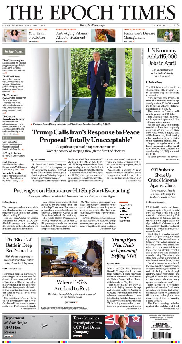 Epoch Times Print Edition tweet media