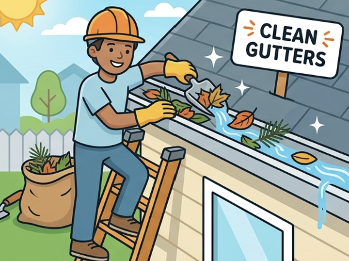 pwcdds's tweet photo. lt's vital to focus on #fireprevention strategies, particularly the creation of defensible spaces. Start by clearing all leaves, pine needles, and debris from your roof and gutters today! 
#BuildingSafetyMonth2026 #DefensibleSpace #HomeSafety #BuiltToLast #BuildingSafety365 https://t.co/2k9BLf5LVp