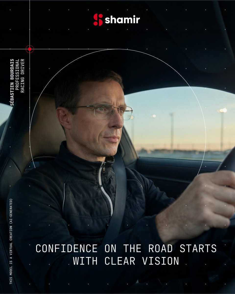 ShamirInsight's tweet photo. Shamir Driver Intelligence™ lenses, developed with insights from professional drivers of BWT Alpine Formula One™ Team, support clear, sharp vision, helping you feel confident on the road.

Discover more at your nearest Eye Care Professional: https://t.co/MA9KIK3S1u https://t.co/g1hjN2ACqu