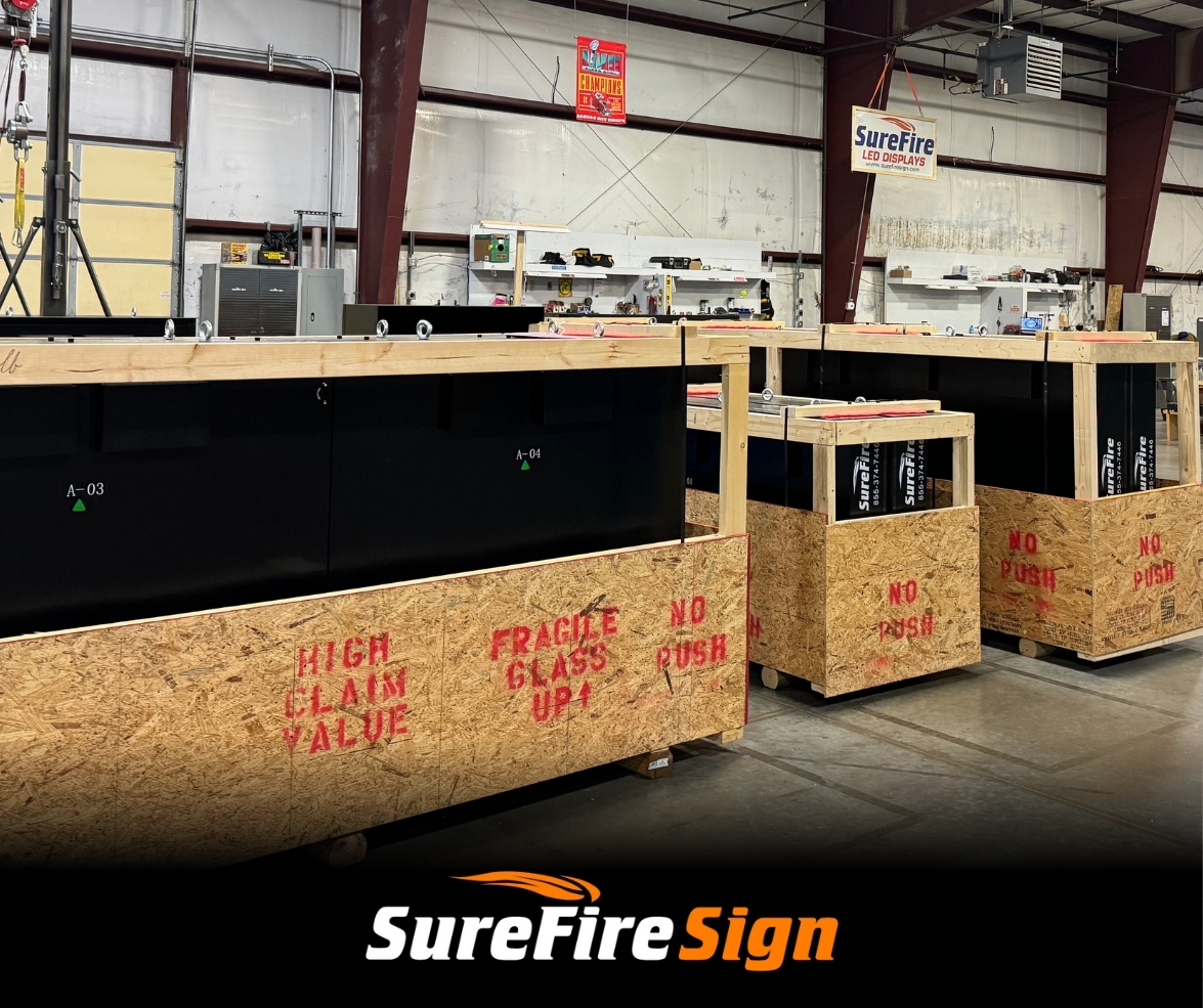 SureFireSignInc's tweet photo. 🔥Supporting EMC projects coast to coast.

Reliable hardware, responsive support, and high-brightness performance, all backed nationwide.

→ Reach out to explore options.

#DigitalSignage #LEDBillboards #LEDDisplays #ElectronicMessageCenters #VideoWalls #SignProfessionals https://t.co/Zjbl98dsme