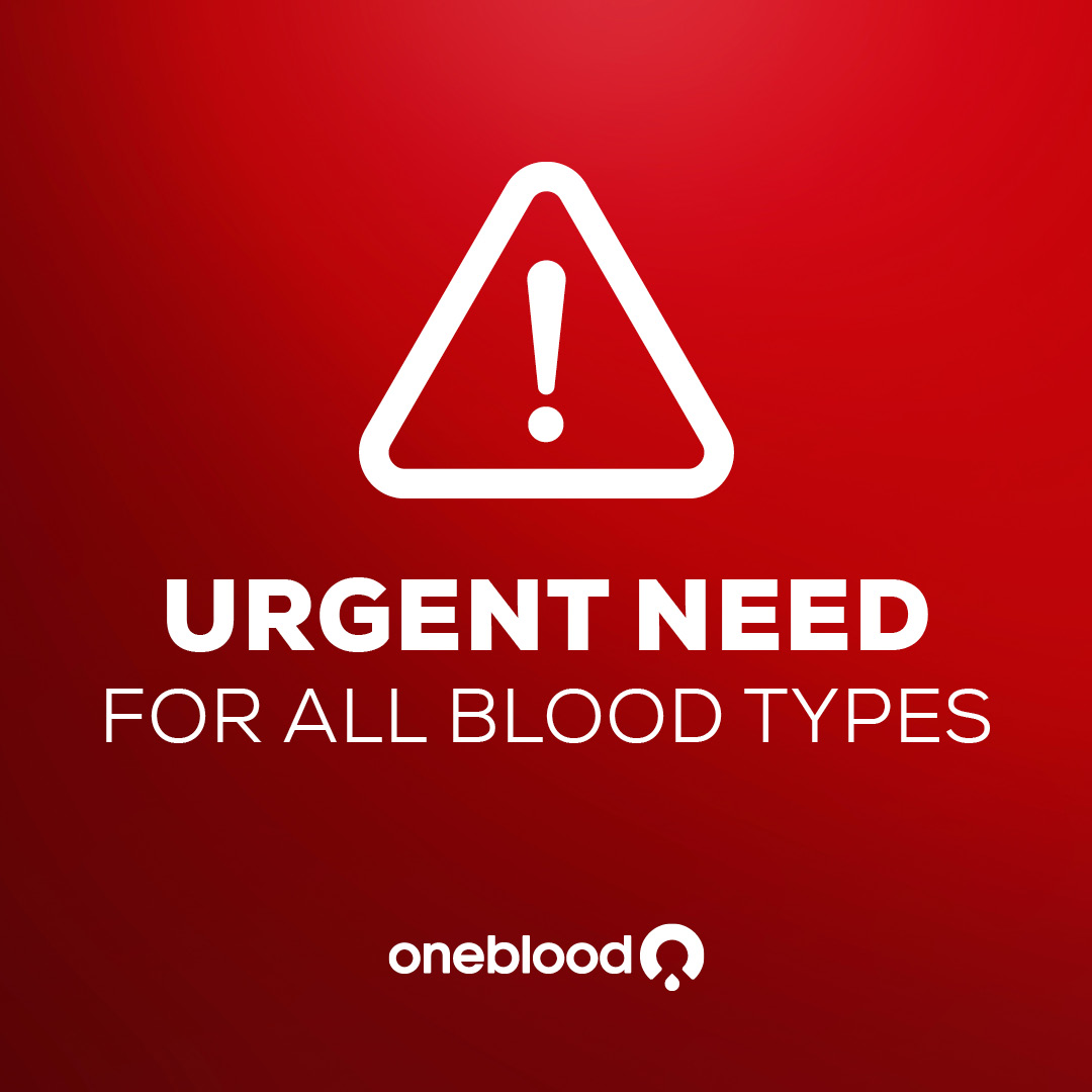 my1blood's tweet photo. 🚨 Please share to get the word out! 

There is an Urgent Need for all blood types &amp; platelets! Patients in hospitals are relying on your donations to fight their toughest battles. 
 
We are open 7 days a week. Find a location near you: https://t.co/S1z9la3YEy https://t.co/dxX54fuWJU