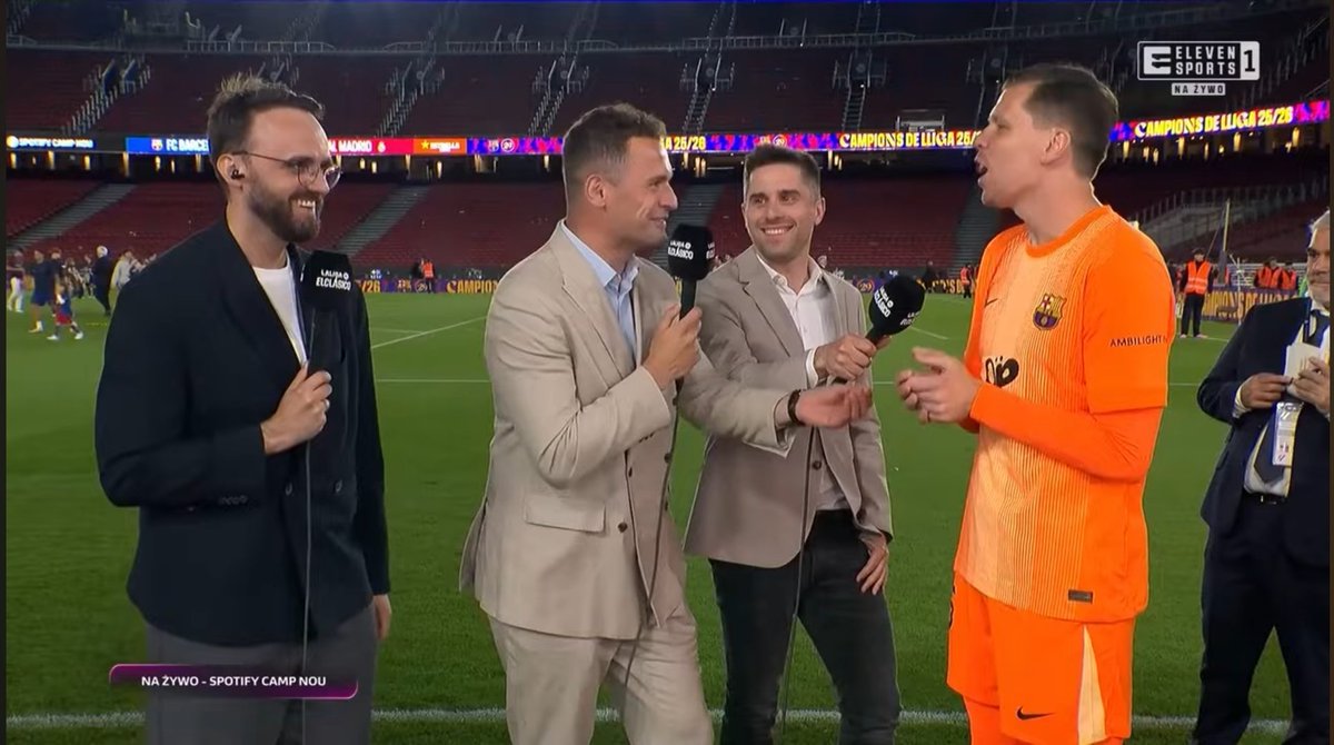 Barcelona goalkeeper Wojciech Szczęsny:

"Before the game everyone was ready for El Clasico while I was checking to see if there was really a foul on [David] Raya!"