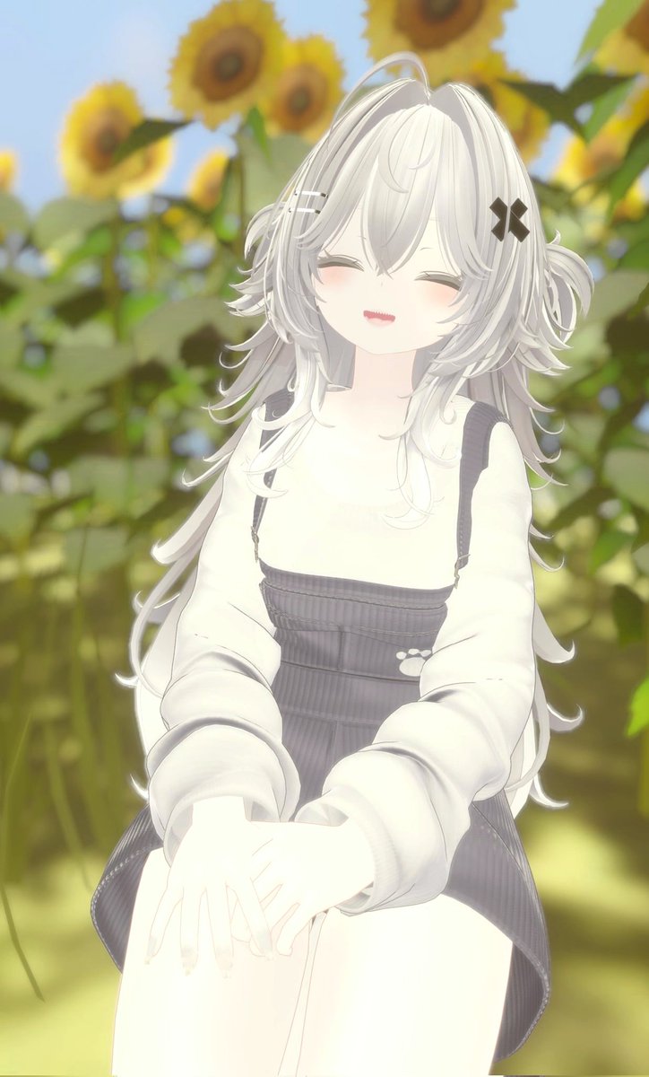 「お日様、ぽかぽかだぁ〜！」
#rurune3D #VRChat