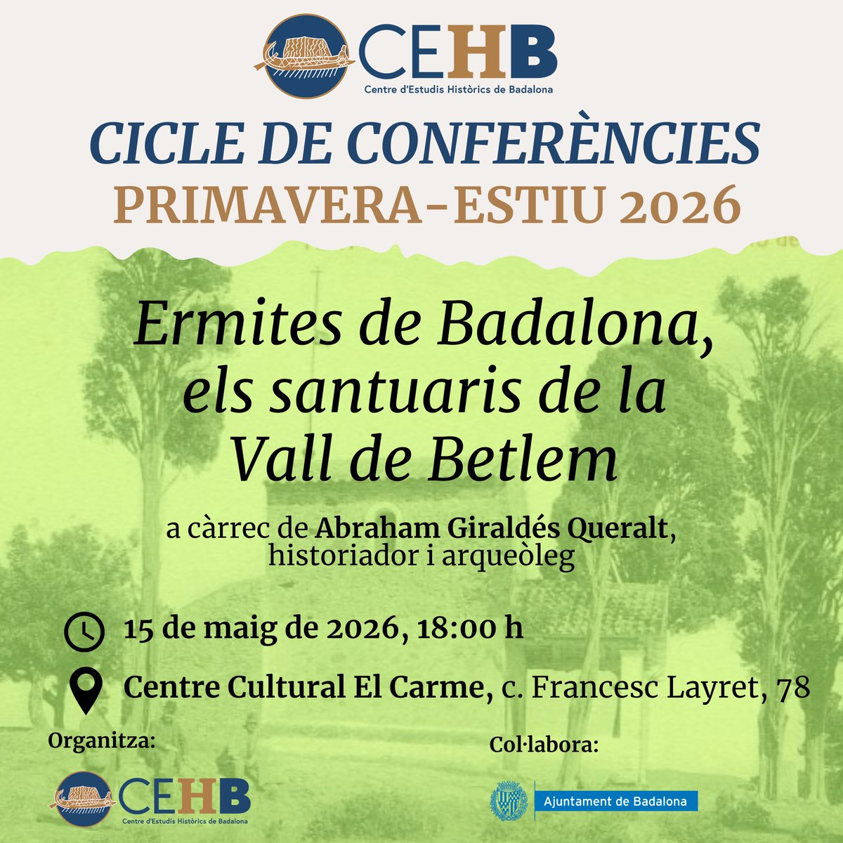 Centre d'Estudis Històrics de Badalona tweet media