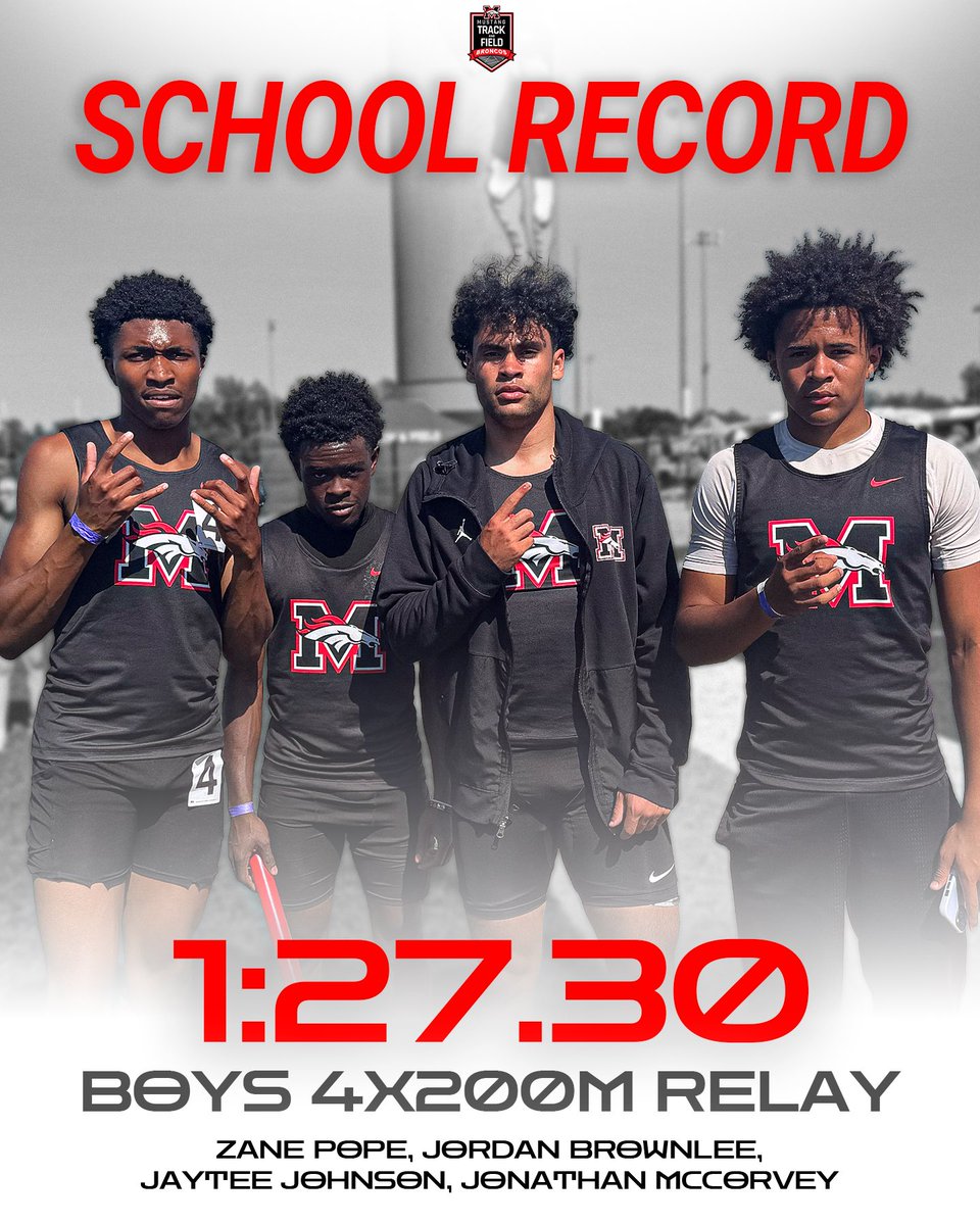 Mustang Track and Field tweet media