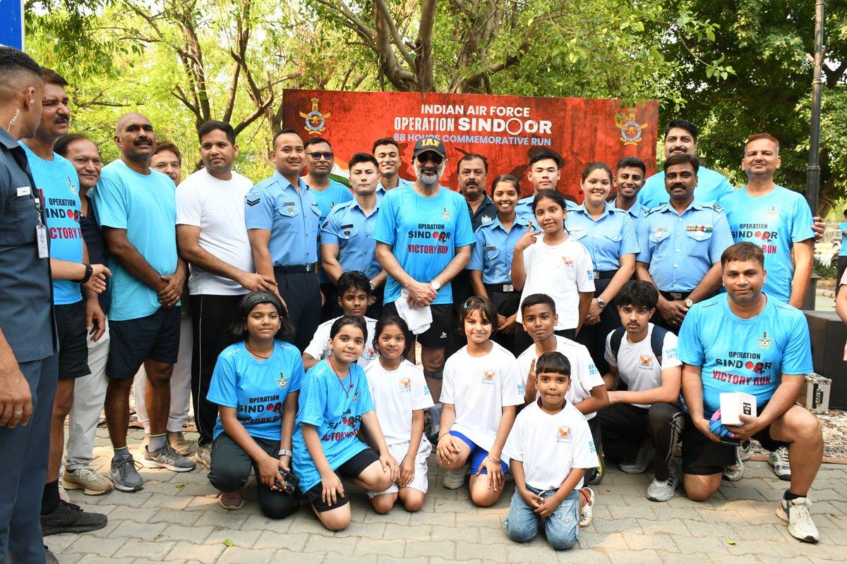 IAF_MCC's tweet photo. #VictoryRun
#OperationSindoor https://t.co/yYSBFF01IO
