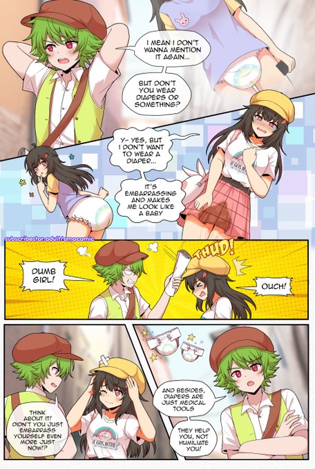 Free Released!  Nappy Boarding House Page 72
 
If your crush wearing diaper will you love them more?? 