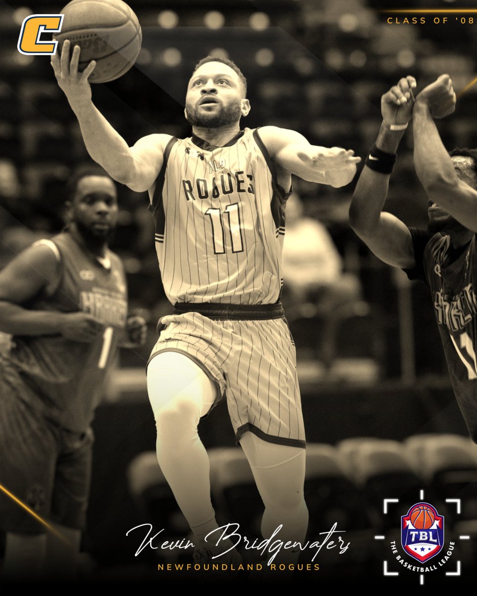 GoMocsMBB's tweet photo. Pro Mocs Update: Kevin Bridgewaters ('08)

‣ @BRIDGEWATERS11 averaged 15.0 points, 6.0 rebounds & 3.5 assists last week over a two-game stretch for @nfldrogues in the @TBLproleague. 🔥  

41 years young & still hoopin' at the pro level. 😤