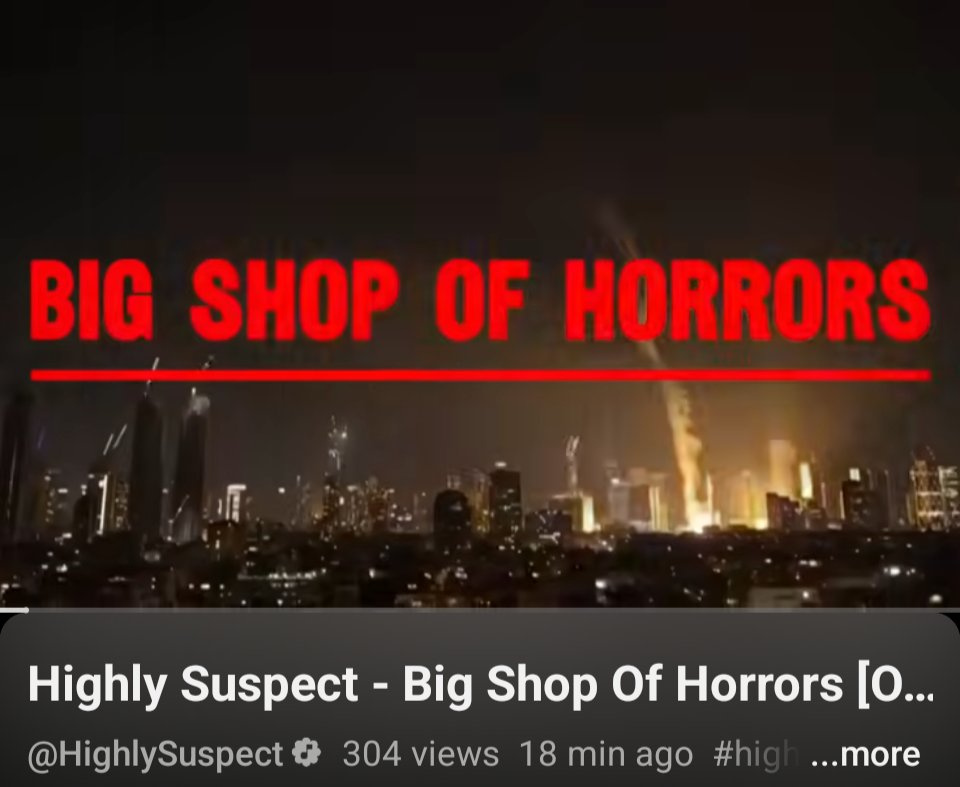 VeeVamm's tweet photo. This is a must see
#highlysuspect #bigshopofhorrors 
https://t.co/D9dfJEAubZ https://t.co/Q7SHE7glNs